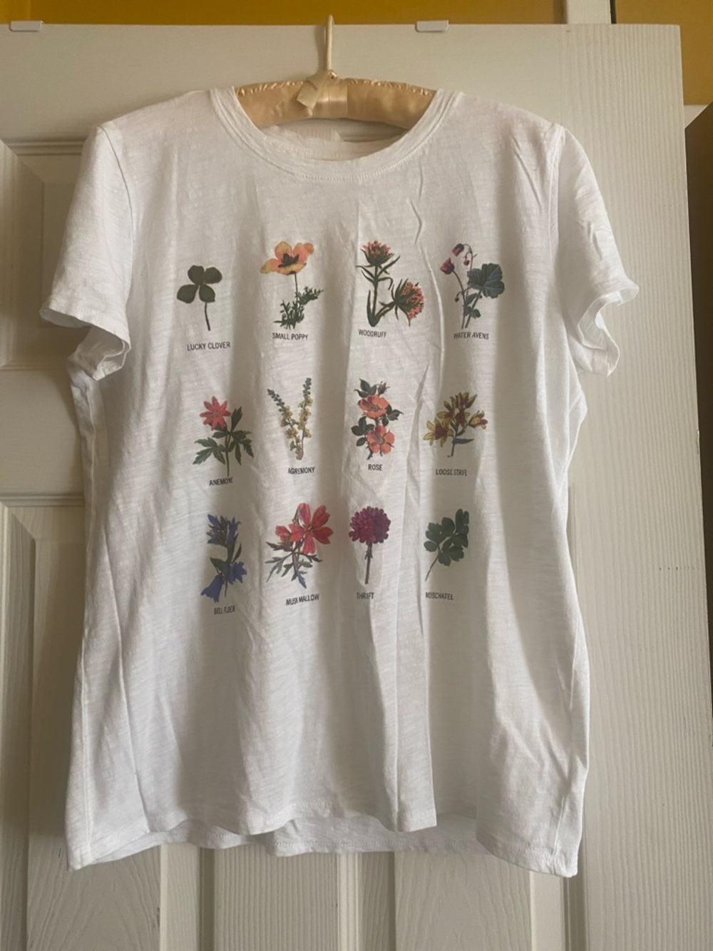 Lucky Brand White Graphic Logo Tee